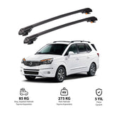SSANGYONG STAVIC 2013 et modèles ultérieurs TRX1 Thunder Carrier Barres transversales pour galerie de toit de voiture, 2 barres